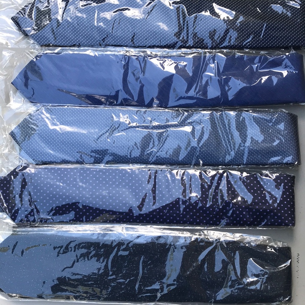 5 Shades of Blue...Ties ($8 tie Bundles 3/$20)